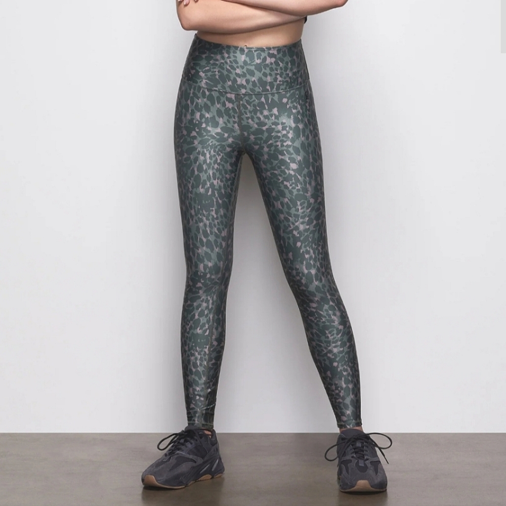 Good American The Ferocious Leggings Spring Leopard Animal Print 0 00 XS
